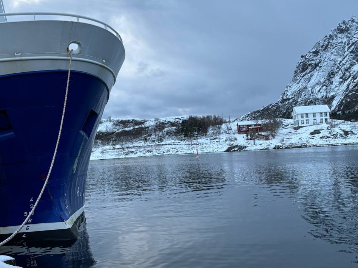 Skip ved kai i Båtsfjord